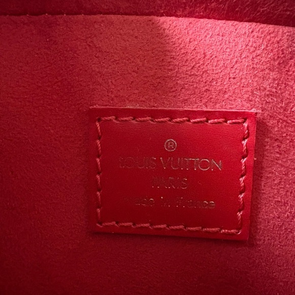 Louis Vuitton Red Leather Epi Jasmine Pre Loved - Picture 3 of 6